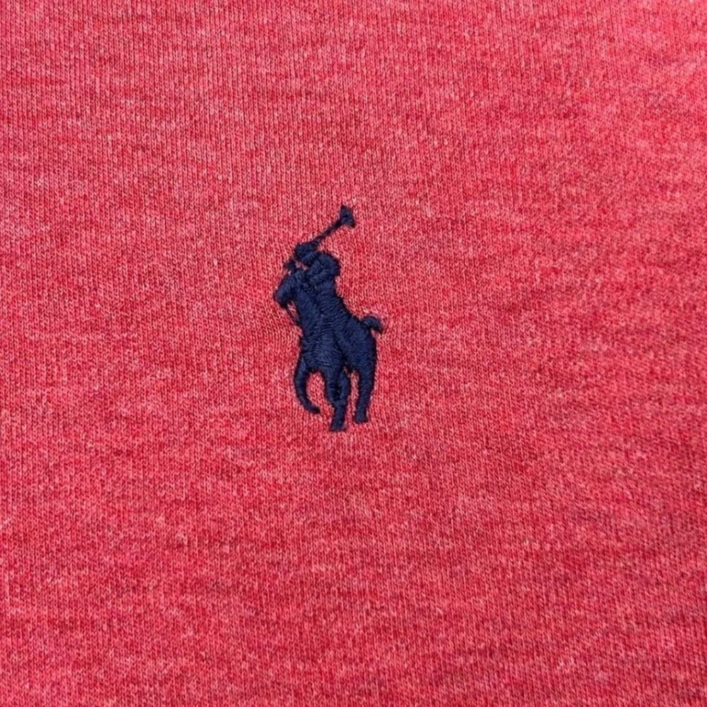 Polo Ralph Lauren Classic Fit Polo Shirt Mens XL Long Sleeve Red Preppy Heritage